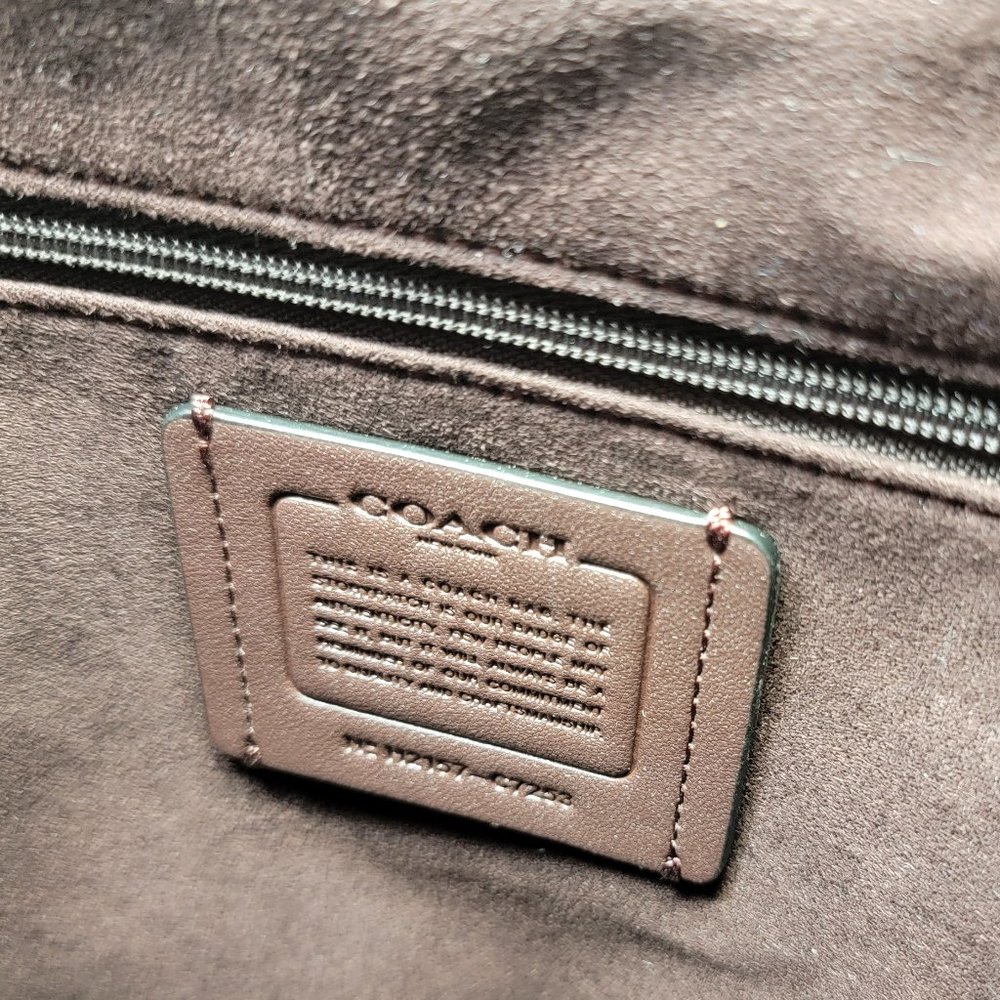 Coach Kleo Mixed Material Backpack C7253 Forest Green - Picture 9 of 10